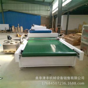 背景墻瓷磚上光油機_電視背景墻瓷磚上光油機uv壓膜亮油