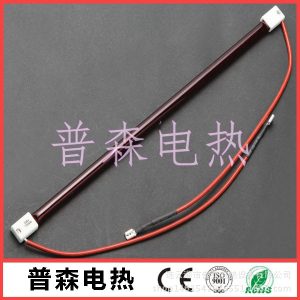 石英加熱器_紅外線隧道爐加熱紅寶石鹵素電熱管石英加熱器烘干機(jī)加熱管