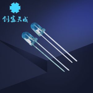 草帽燈珠_紫色燈珠UV燈珠高亮UV燈珠5MM草帽燈珠UVLED