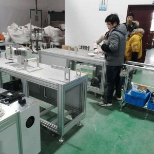 平面口罩機_一次性平面口罩機全自動一拖二生產(chǎn)線折疊