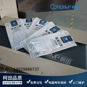 枕式包裝機_山東口罩包裝機防霾口罩塑料膜口罩枕式