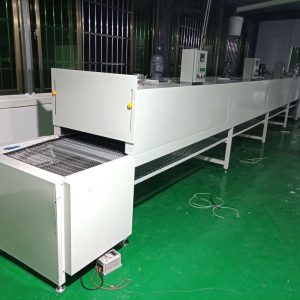 噴涂流水線_隧道爐烘干線不銹鋼房輸送機鏈板流水線高溫隧道爐流水線