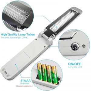 手持殺菌燈_便攜式手機折疊款uv燈管殺菌燈冷陰極燈管殺菌棒【工廠直銷】殺菌