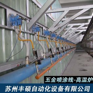 輸送機(jī)_全自動五金噴涂線高溫烤漆爐吊空線高溫隧道爐涂裝生產(chǎn)線五