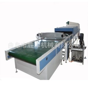 涂裝機_瓷磚背景墻UV淋涂生產(chǎn)線亮光效果好無氣泡固化一體機淋募機