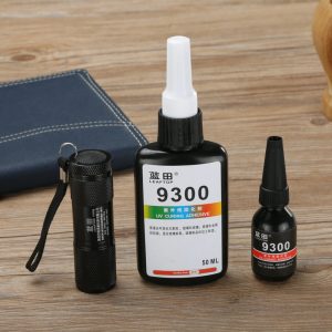 塑料金屬玻璃無影膠50ML全透明無痕跡紫外線UV膠高粘度無痕膠水