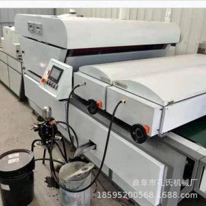 崗石大板背景墻uv淋涂機設(shè)備光油固化機高光滲墨大板uv淋幕機